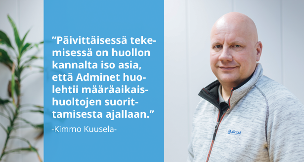Suomen Jääkylmä Oy - Kimmo Kuusela - Admicom asiakaslehti
